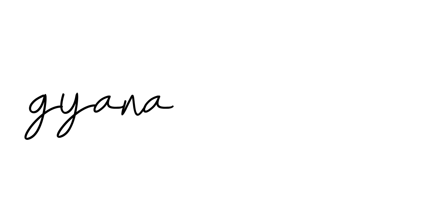 Signature of gyana