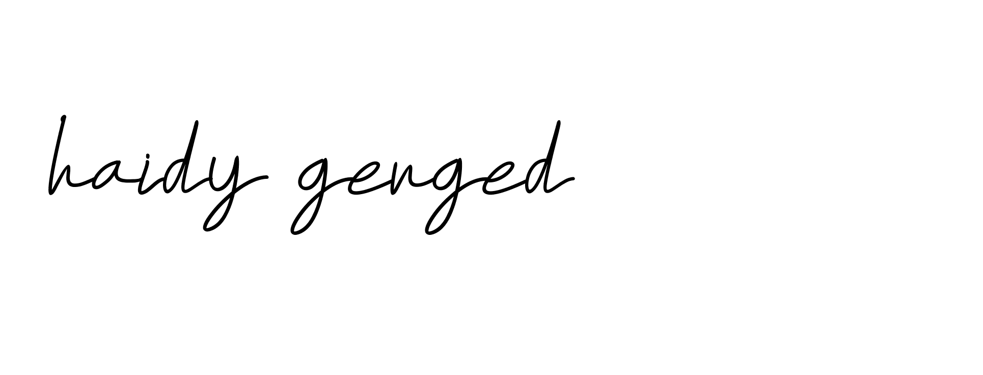 Signature of haidy-gerged