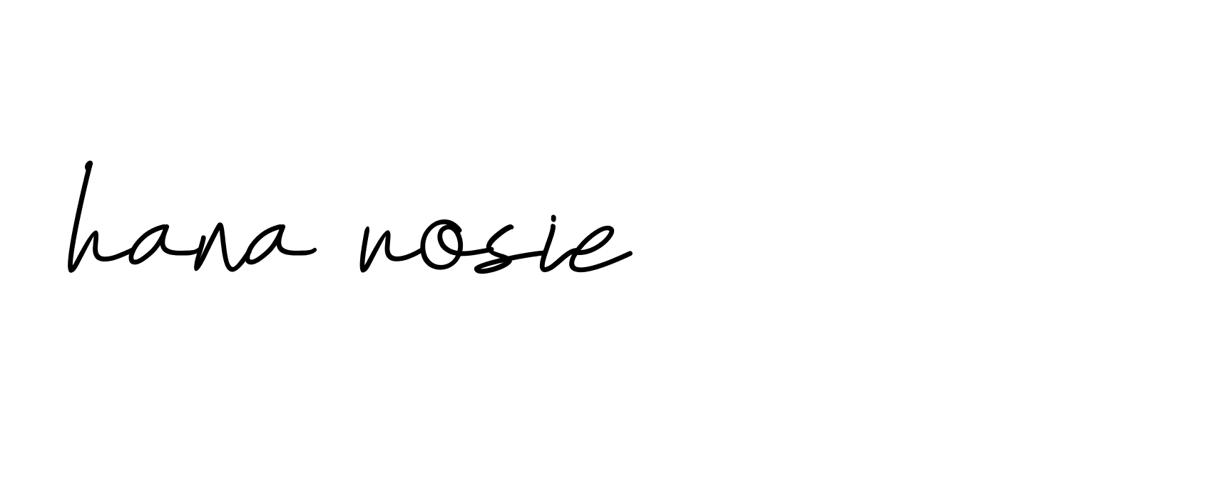 Signature of hana-rosie