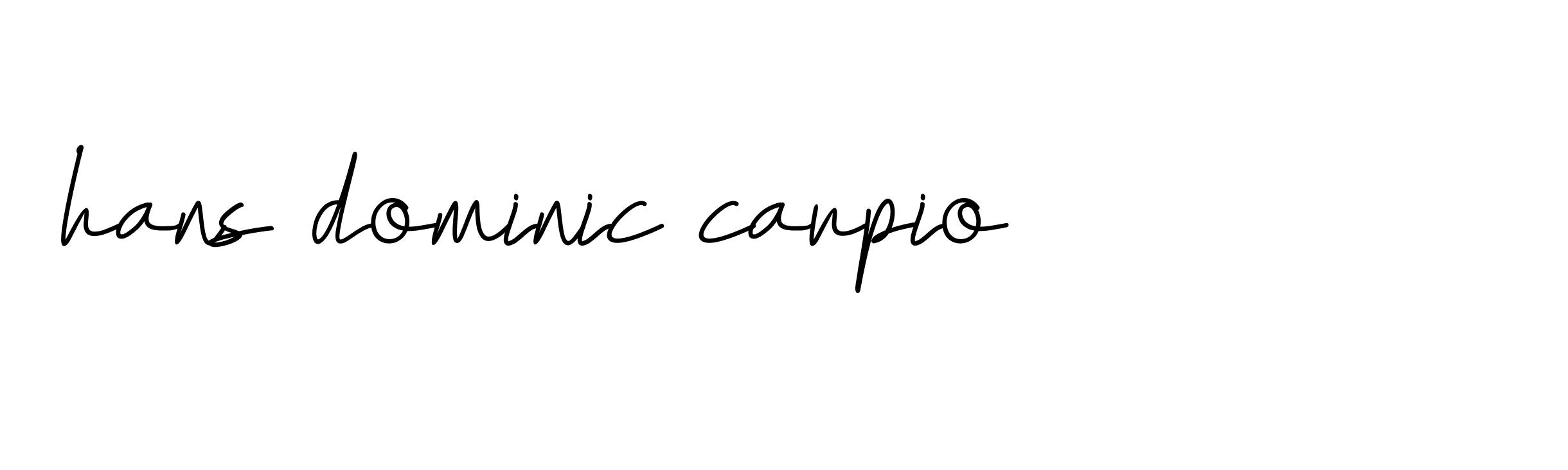 Signature of hans-dominic-carpio-