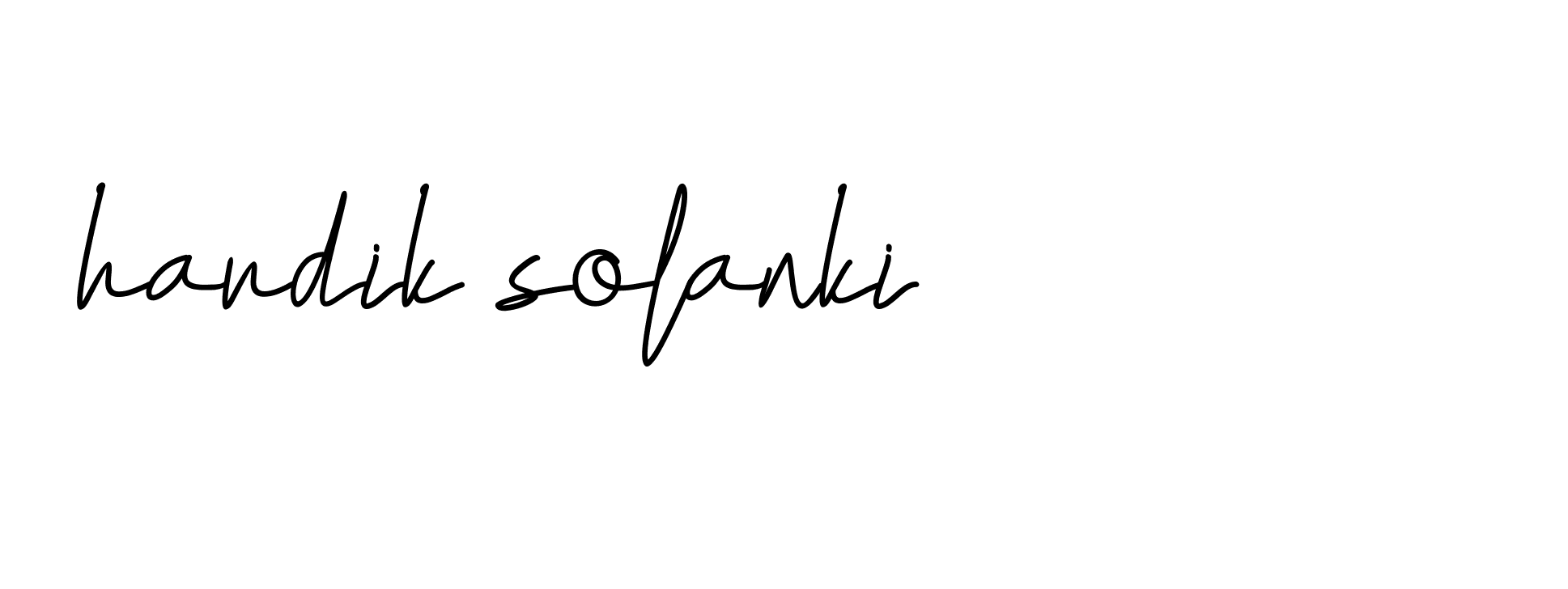 Signature of hardik-solanki