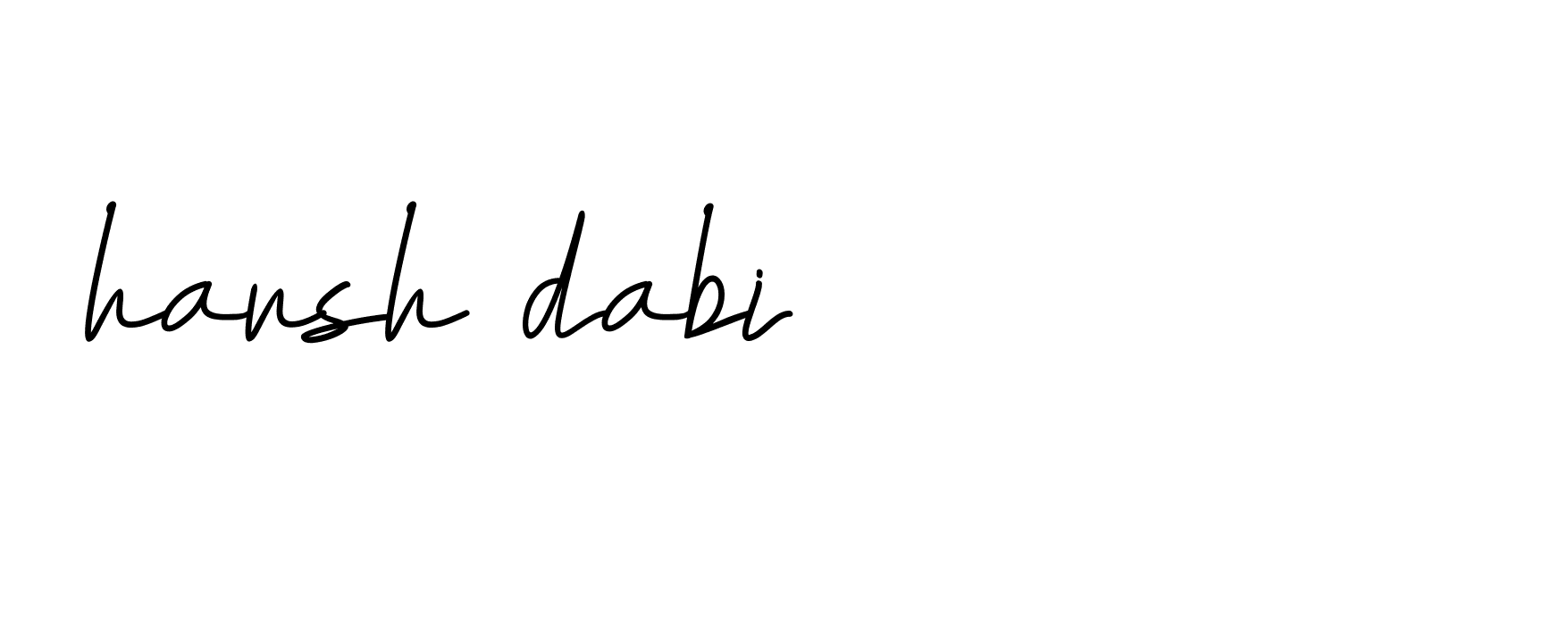 Signature of harsh-dabi-