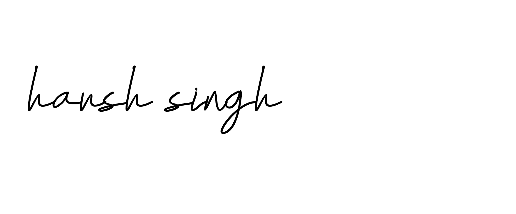 Signature of harsh-singh