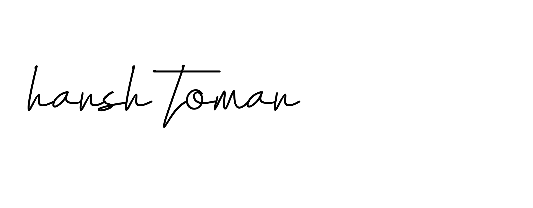 Signature of harsh-tomar