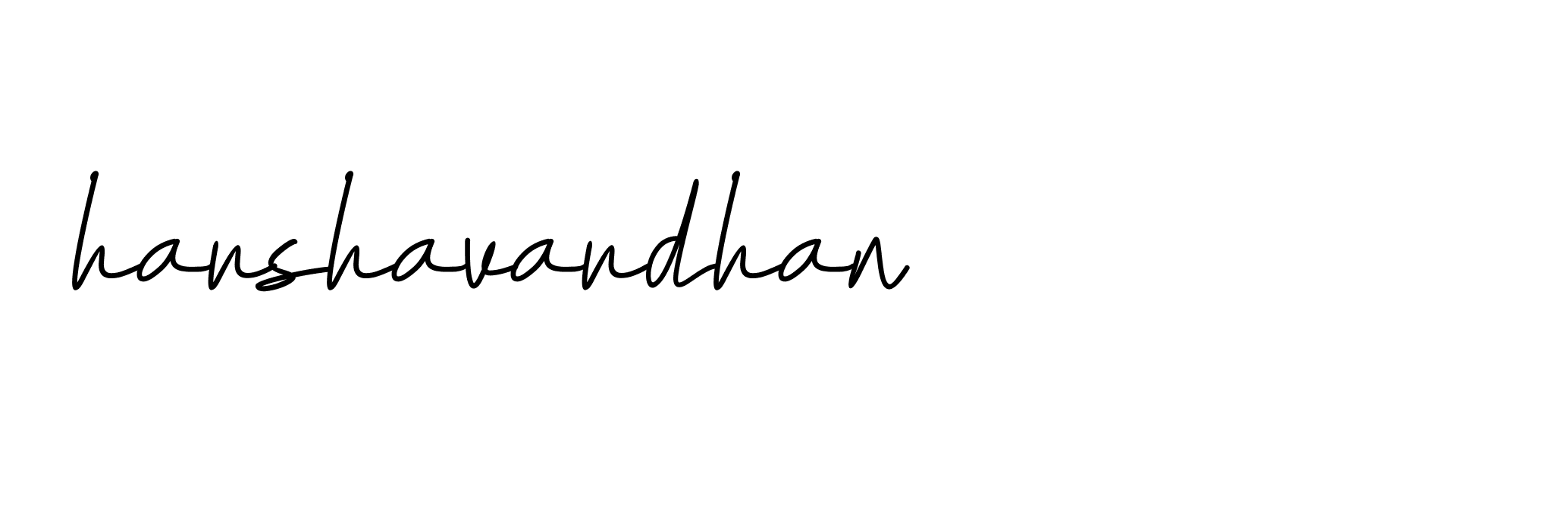 Signature of harshavardhan-