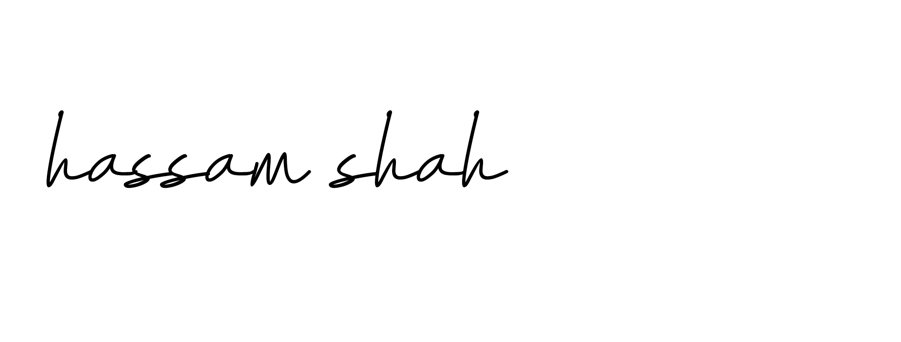 Signature of hassam-shah