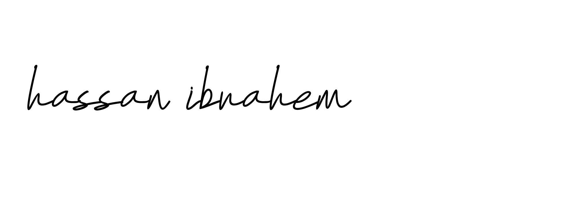 Signature of hassan-ibrahem