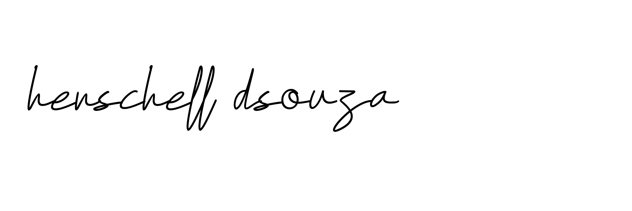 Signature of herschell-dsouza