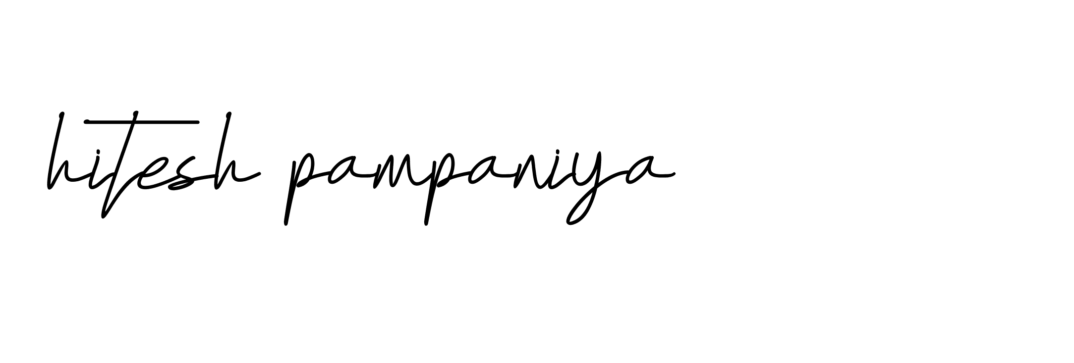 Signature of hitesh-pampaniya