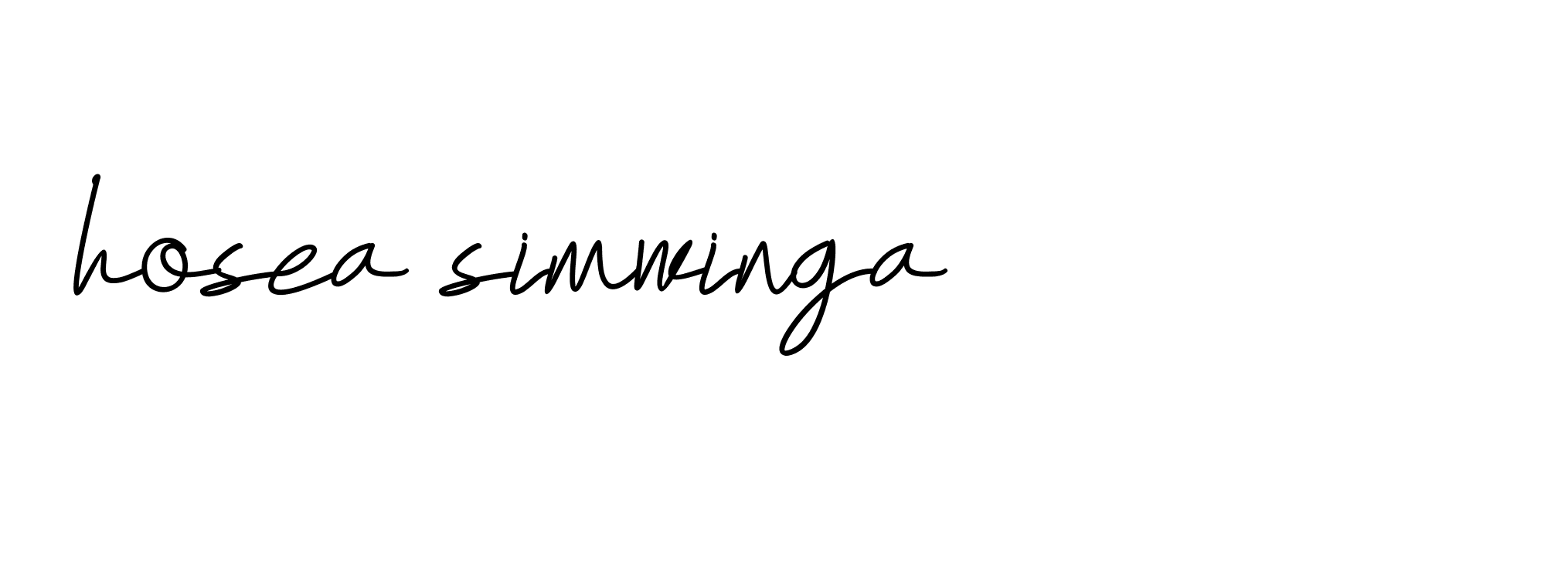 Signature of hosea-simwinga