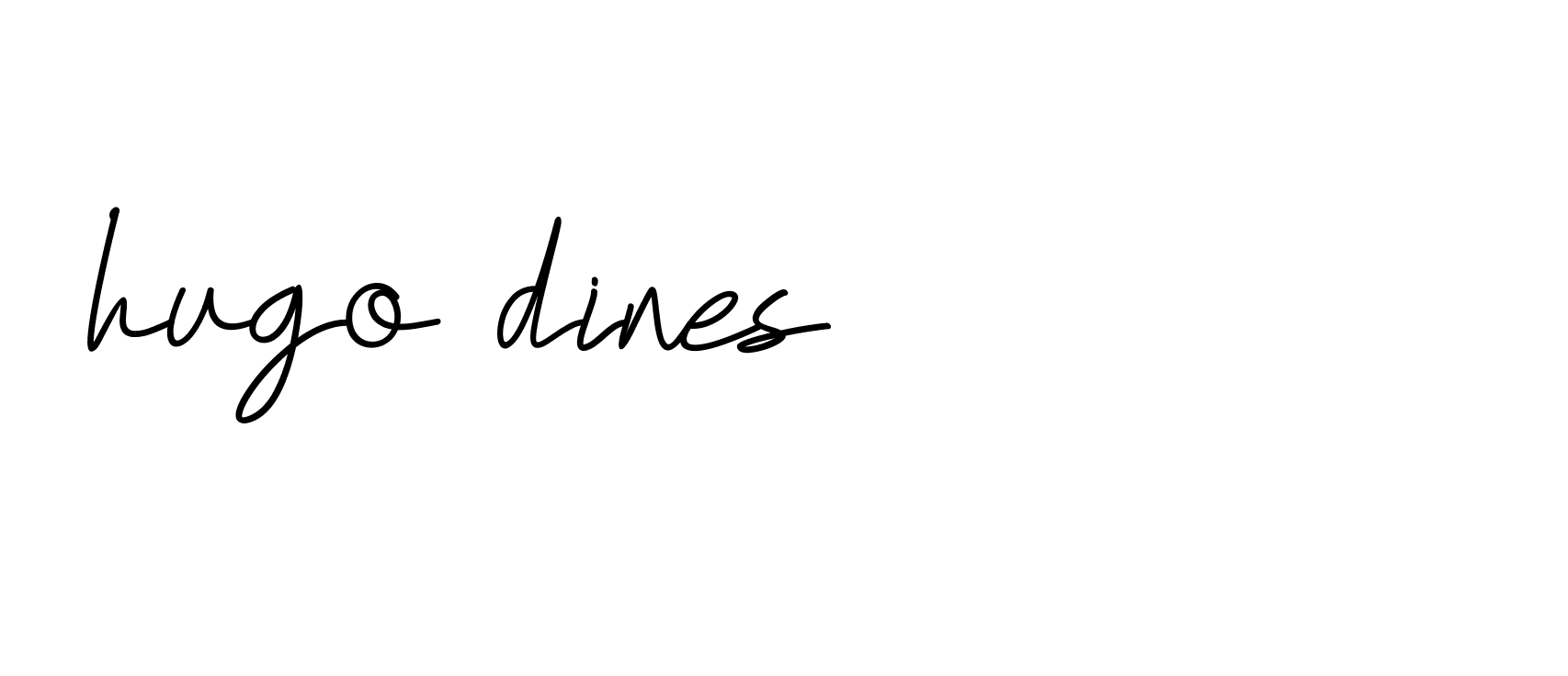 Signature of hugo-dines