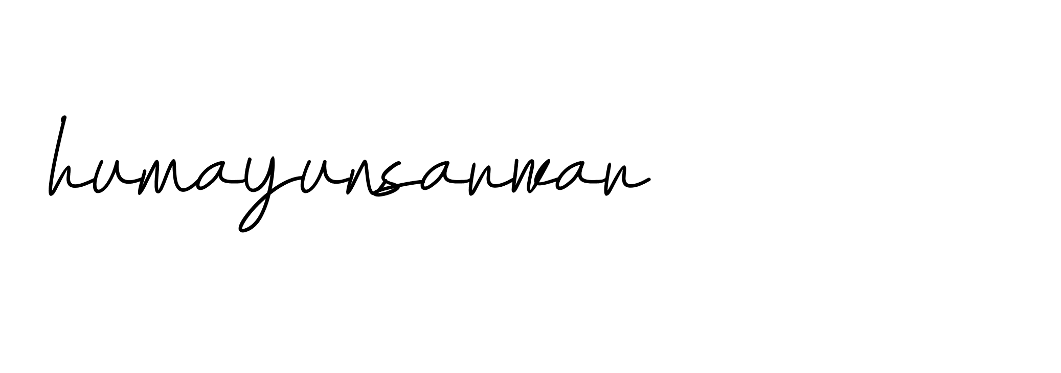 Signature of humayunsarwar