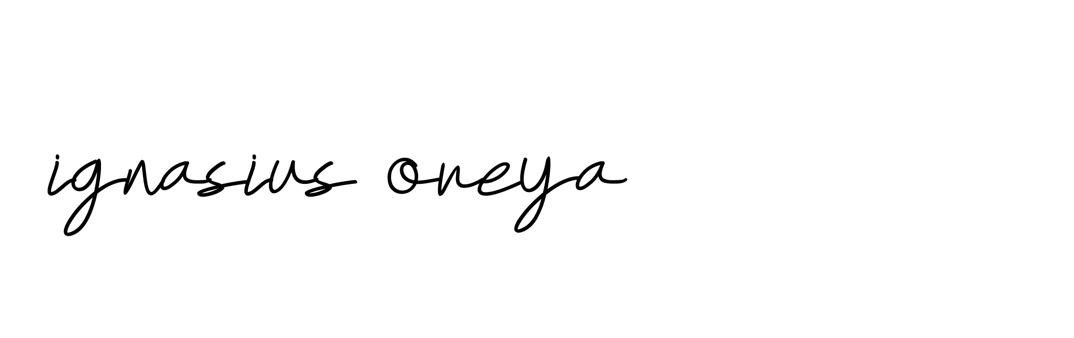 Signature of ignasius-oreya-