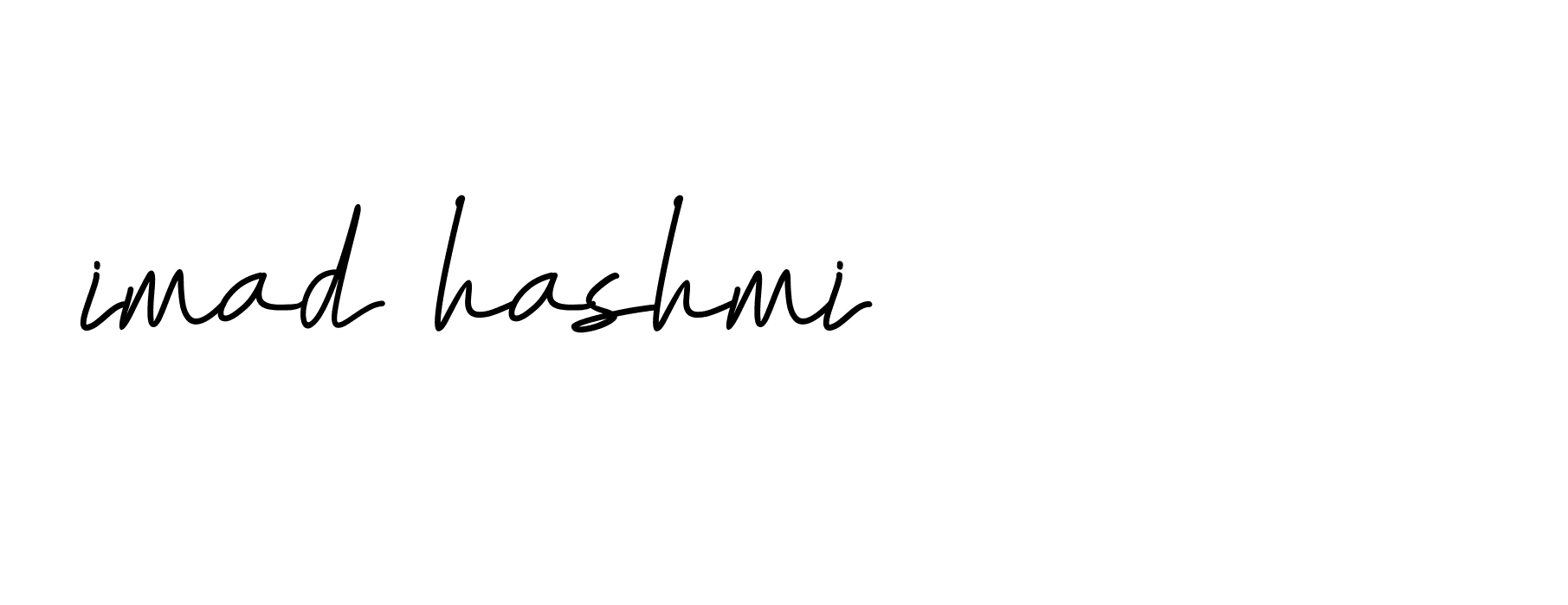 Signature of imad-hashmi