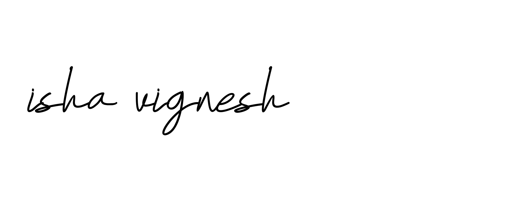 Signature of isha-vignesh