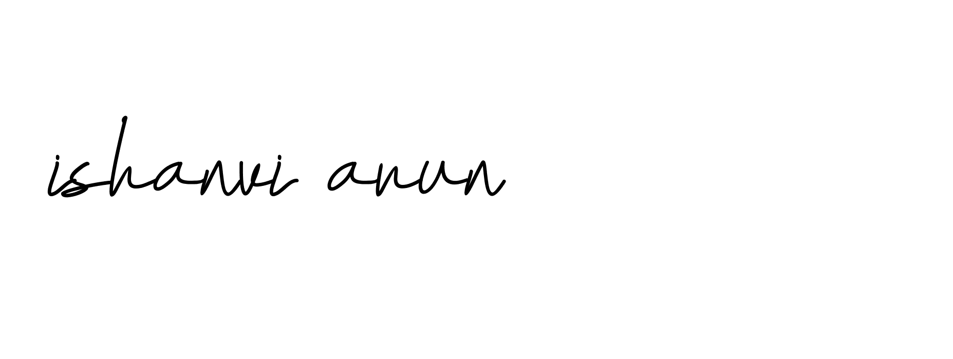 Signature of ishanvi-arun-