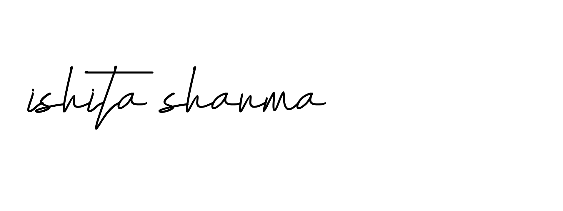 Signature of ishita-sharma