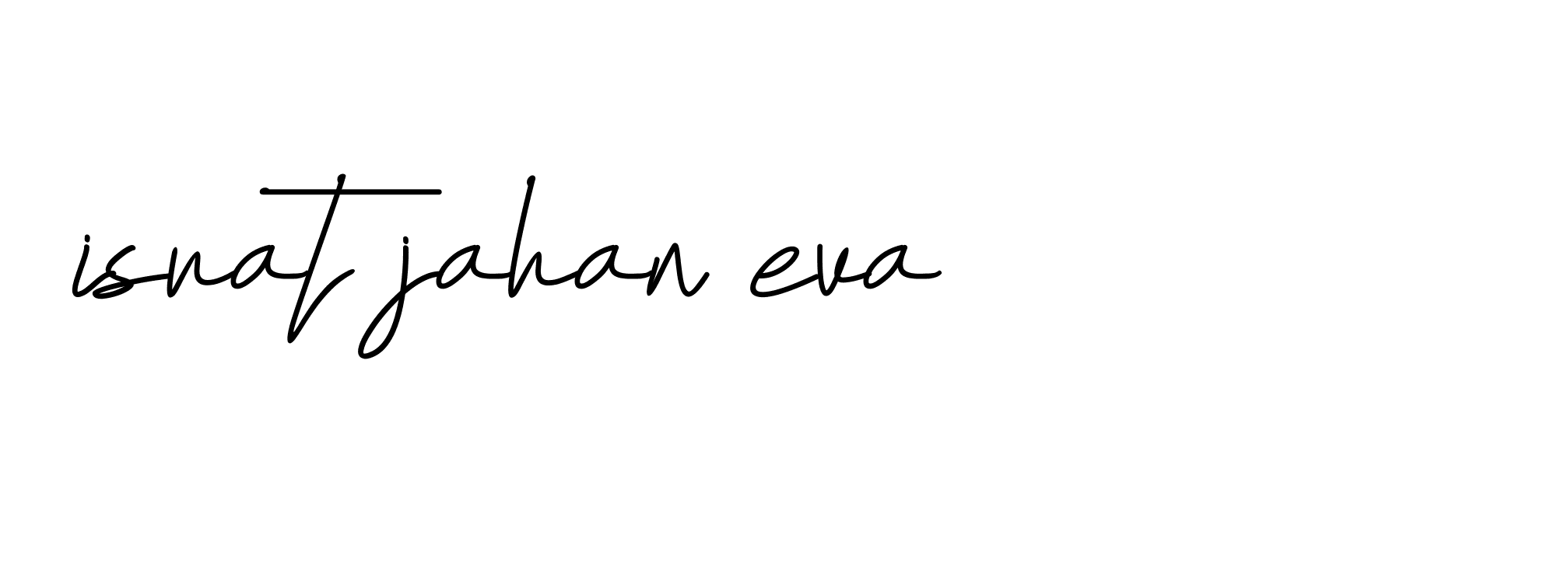 Signature of israt-jahan-eva