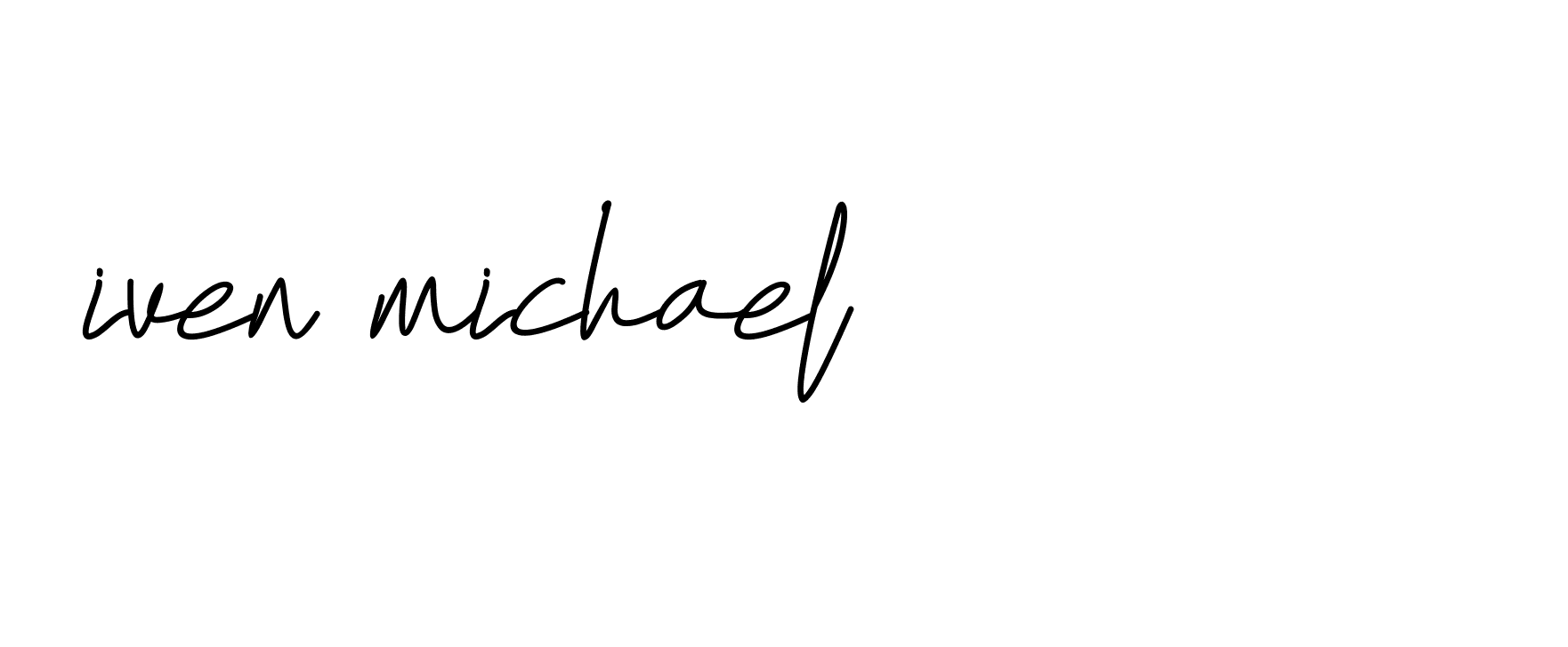 Signature of iven-michael