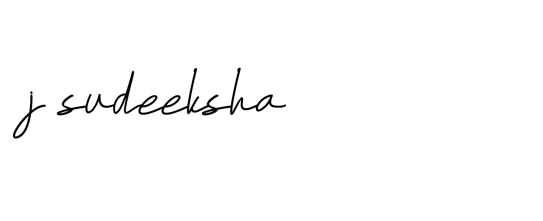 Signature of j-sudeeksha