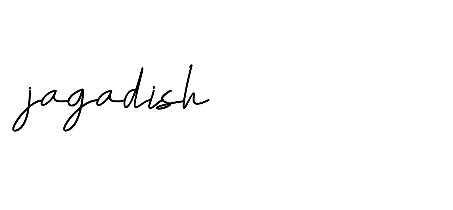 Signature of jagadish