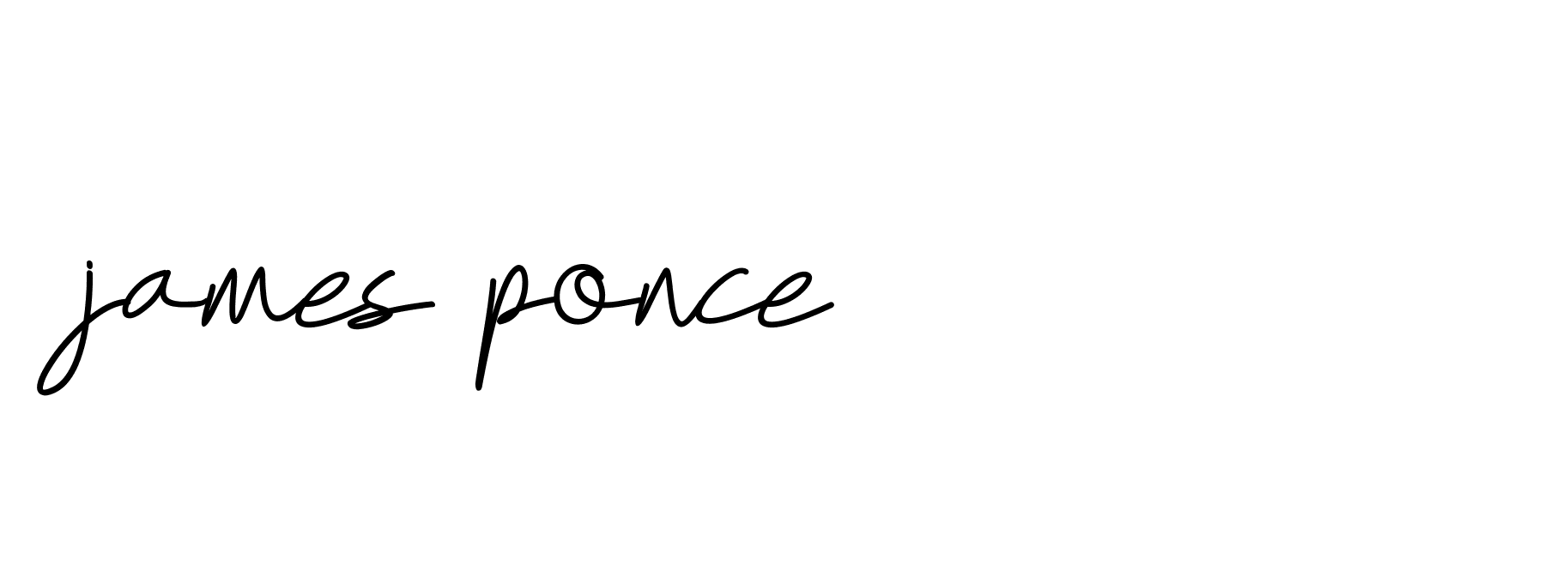 Signature of james-ponce