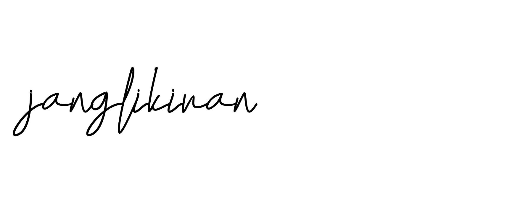 Signature of janglikiran