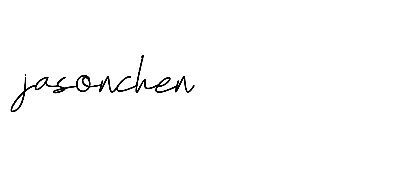 Signature of jasonchen-