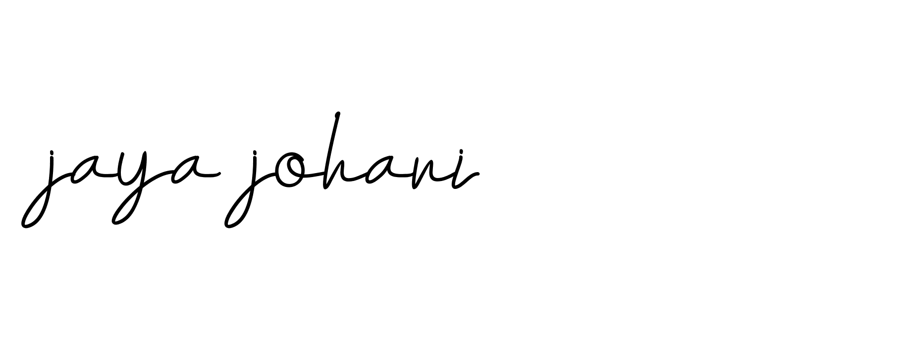 Signature of jaya-johari