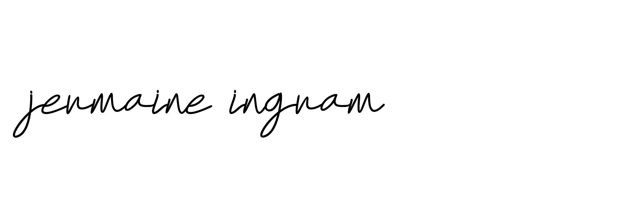 Signature of jermaine-ingram