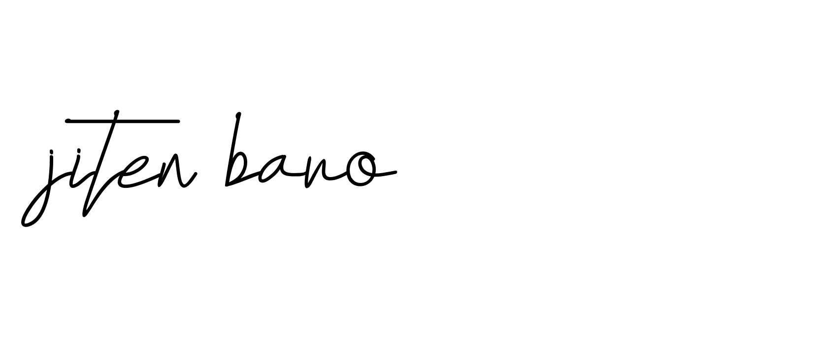 Signature of jiten-baro