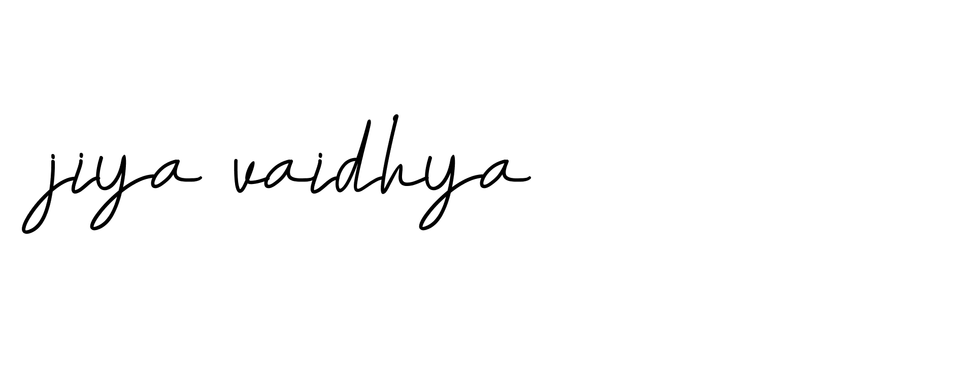 Signature of jiya-vaidhya