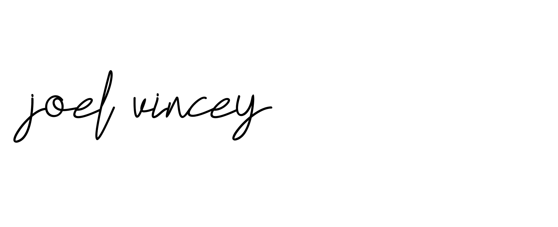 Signature of joel-vincey-