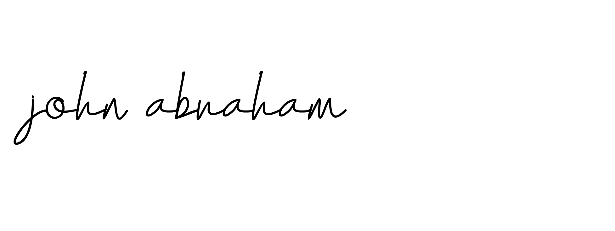 Signature of john-abraham