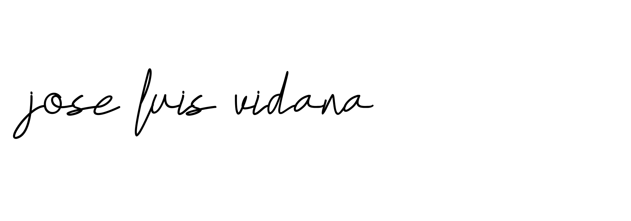 Signature of jose-luis-vidana