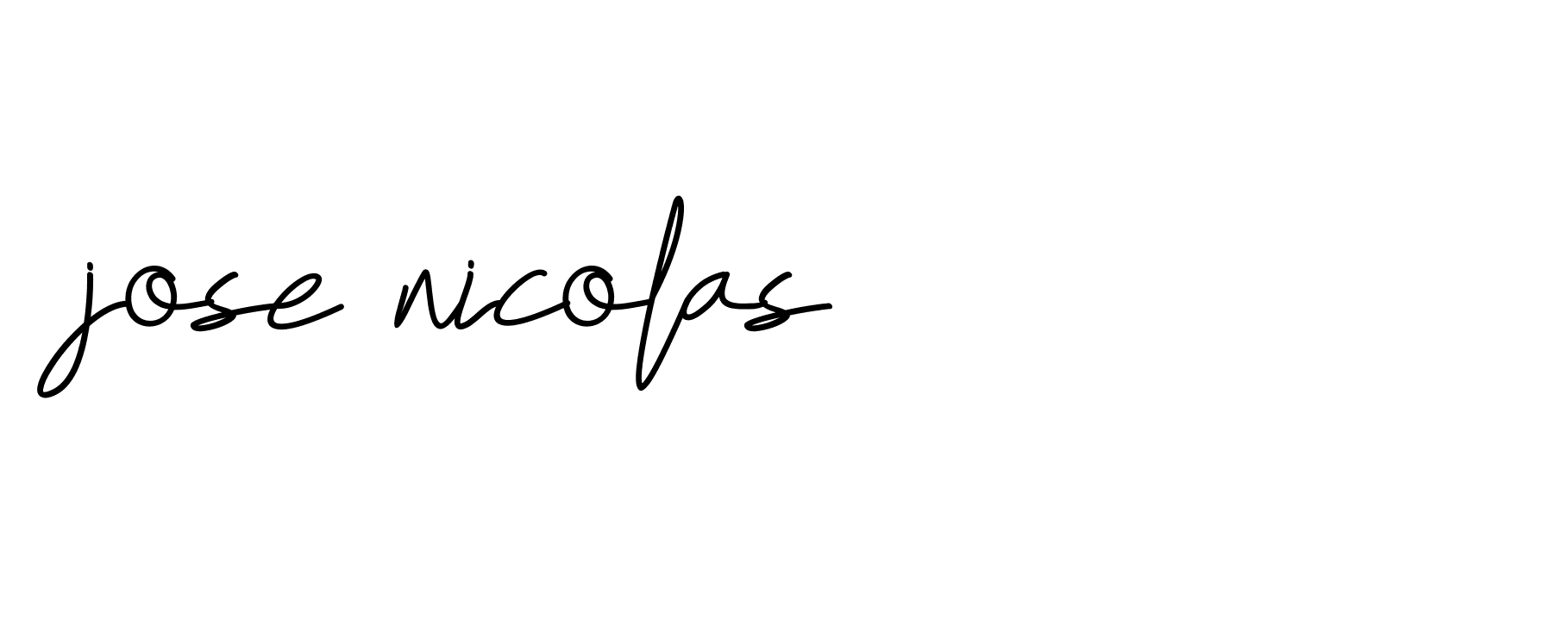 Signature of jose-nicolas