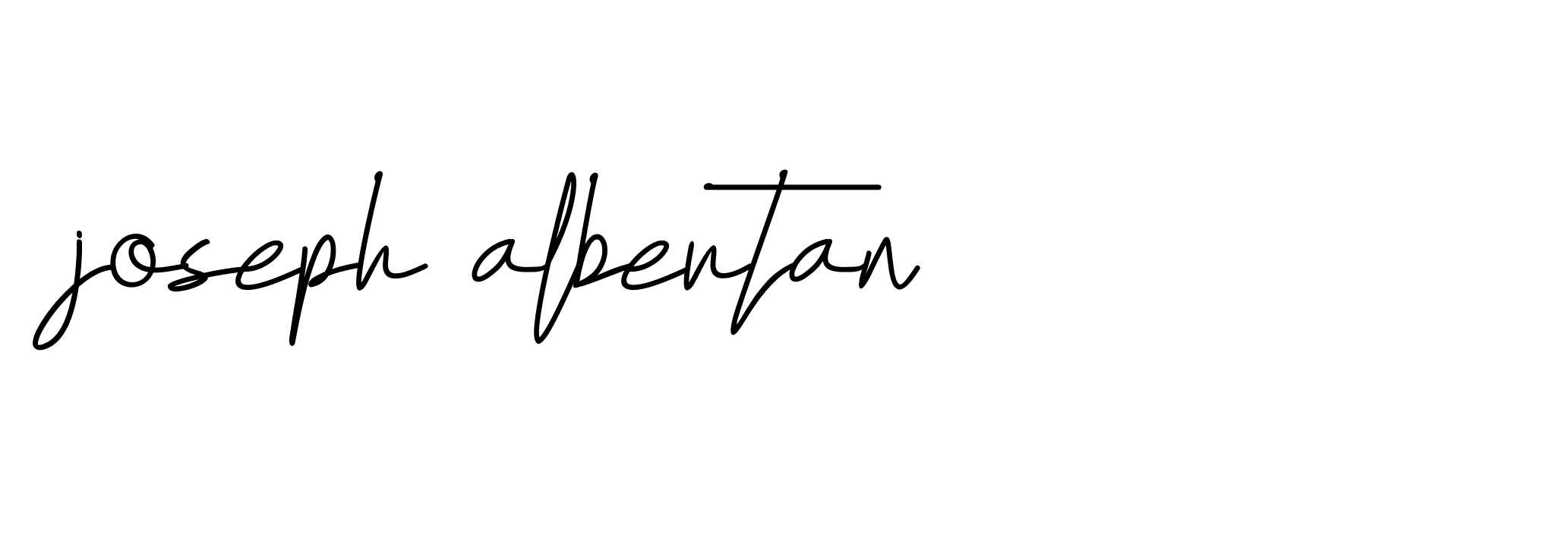 Signature of joseph-albertan