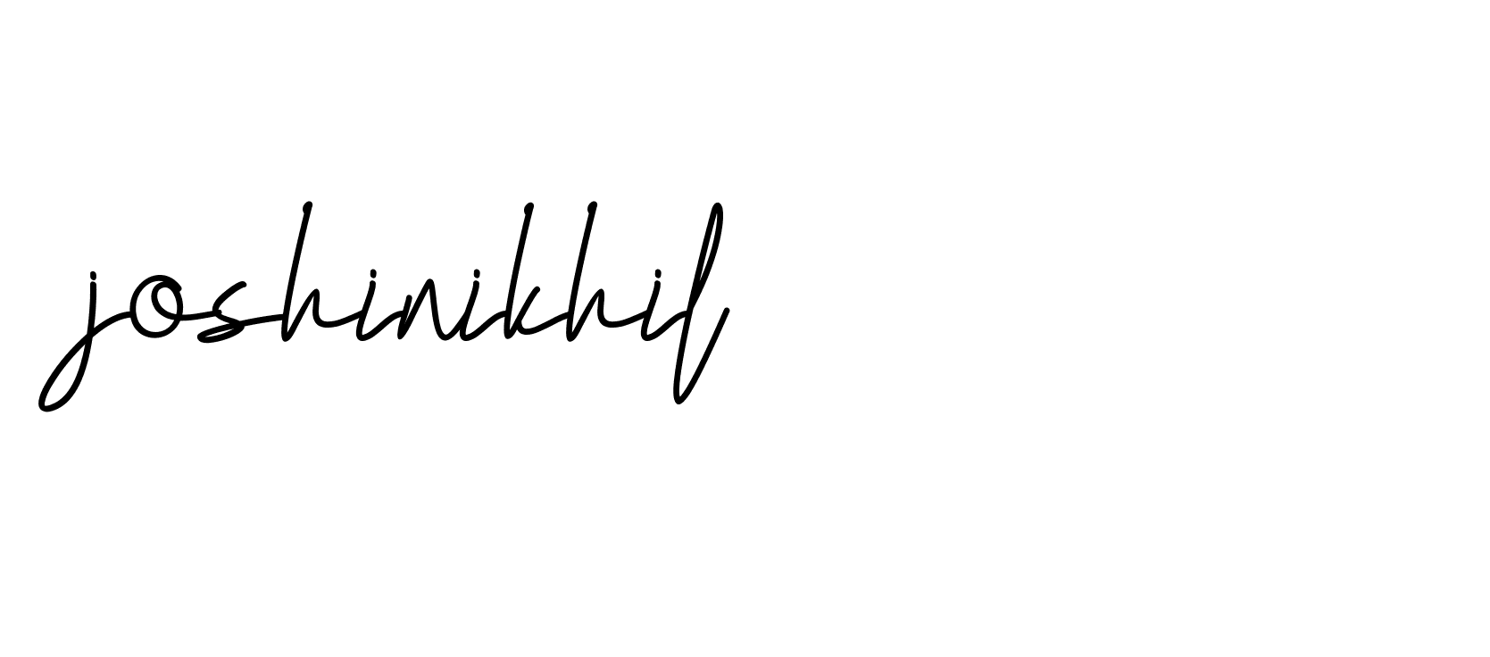 Signature of joshinikhil