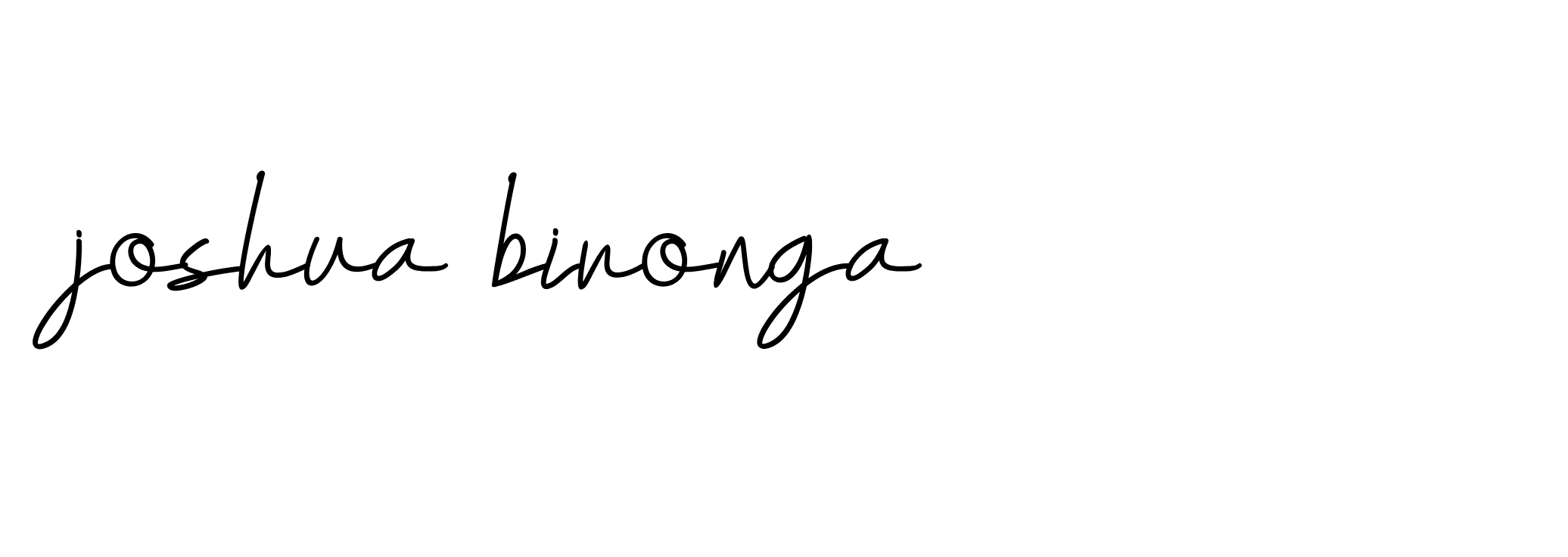 Signature of joshua-bironga