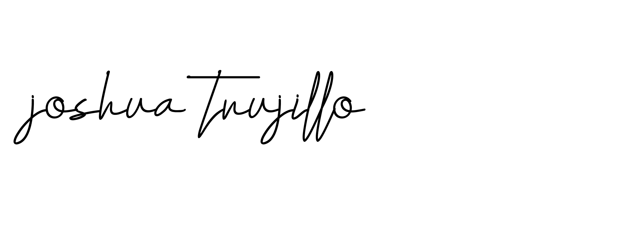 Signature of joshua-trujillo