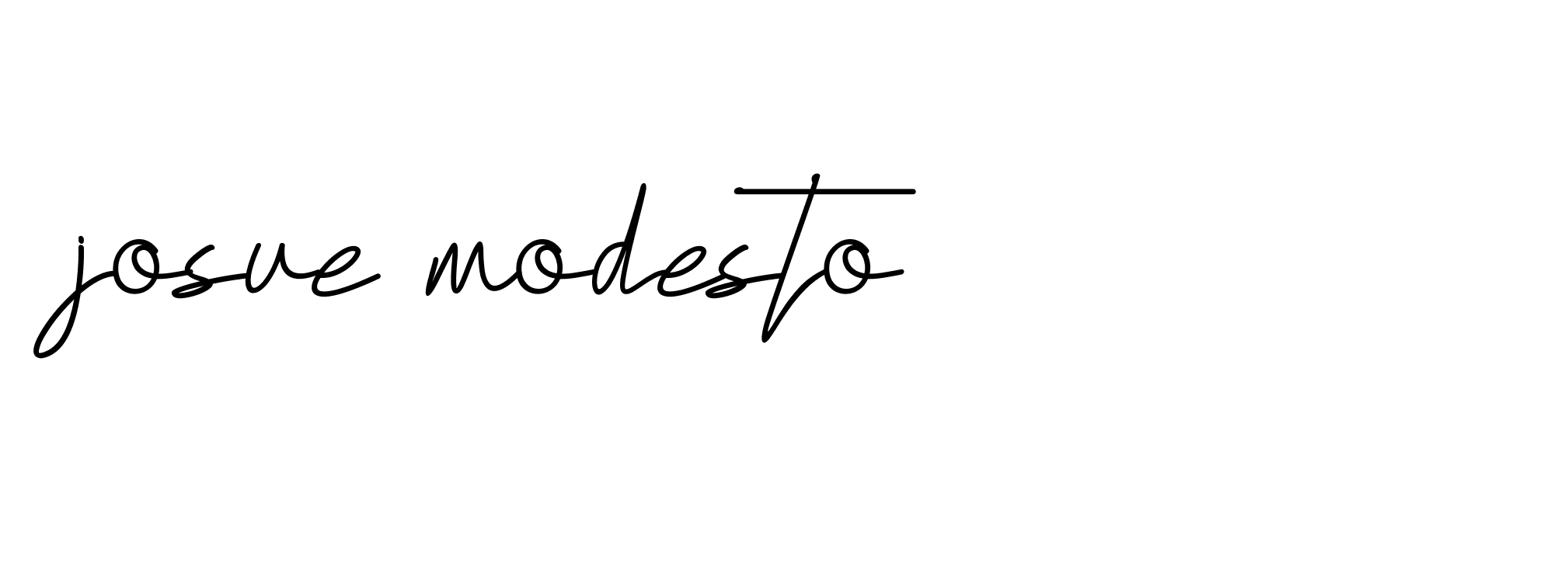 Signature of josue-modesto