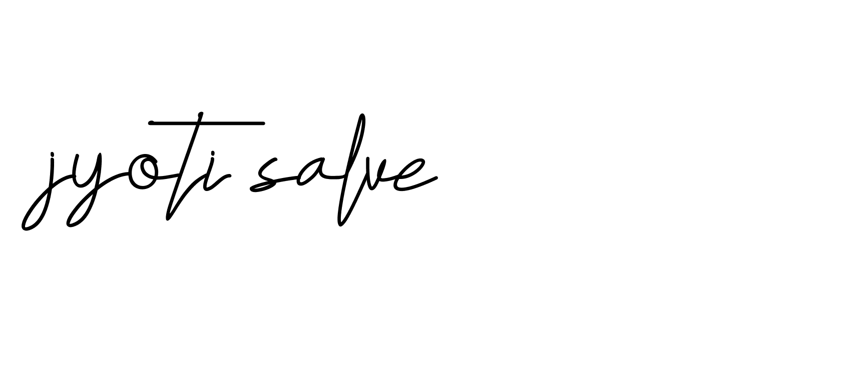 Signature of jyoti-salve