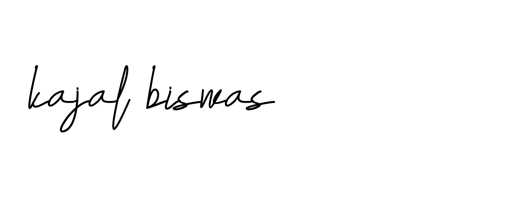 Signature of kajal-biswas