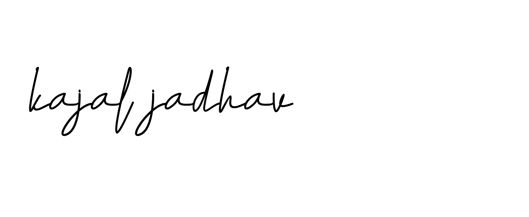 Signature of kajal-jadhav