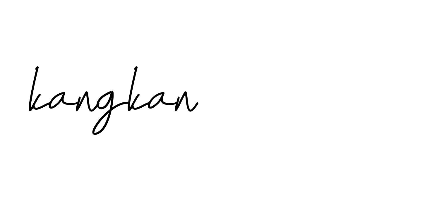 Signature of kangkan