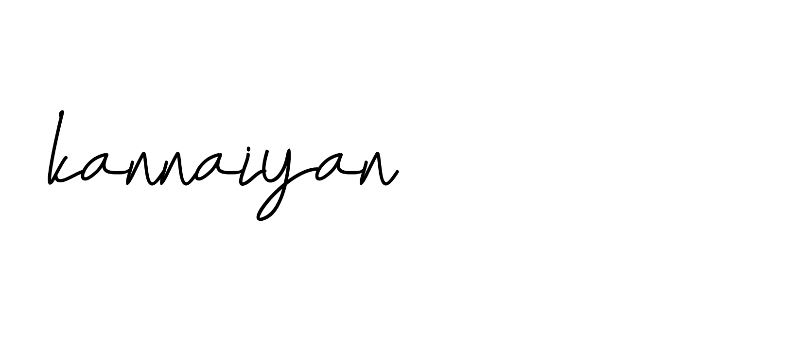 Signature of kannaiyan