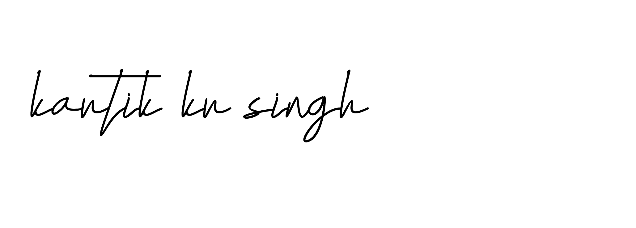 Signature of kartik-kr-singh-