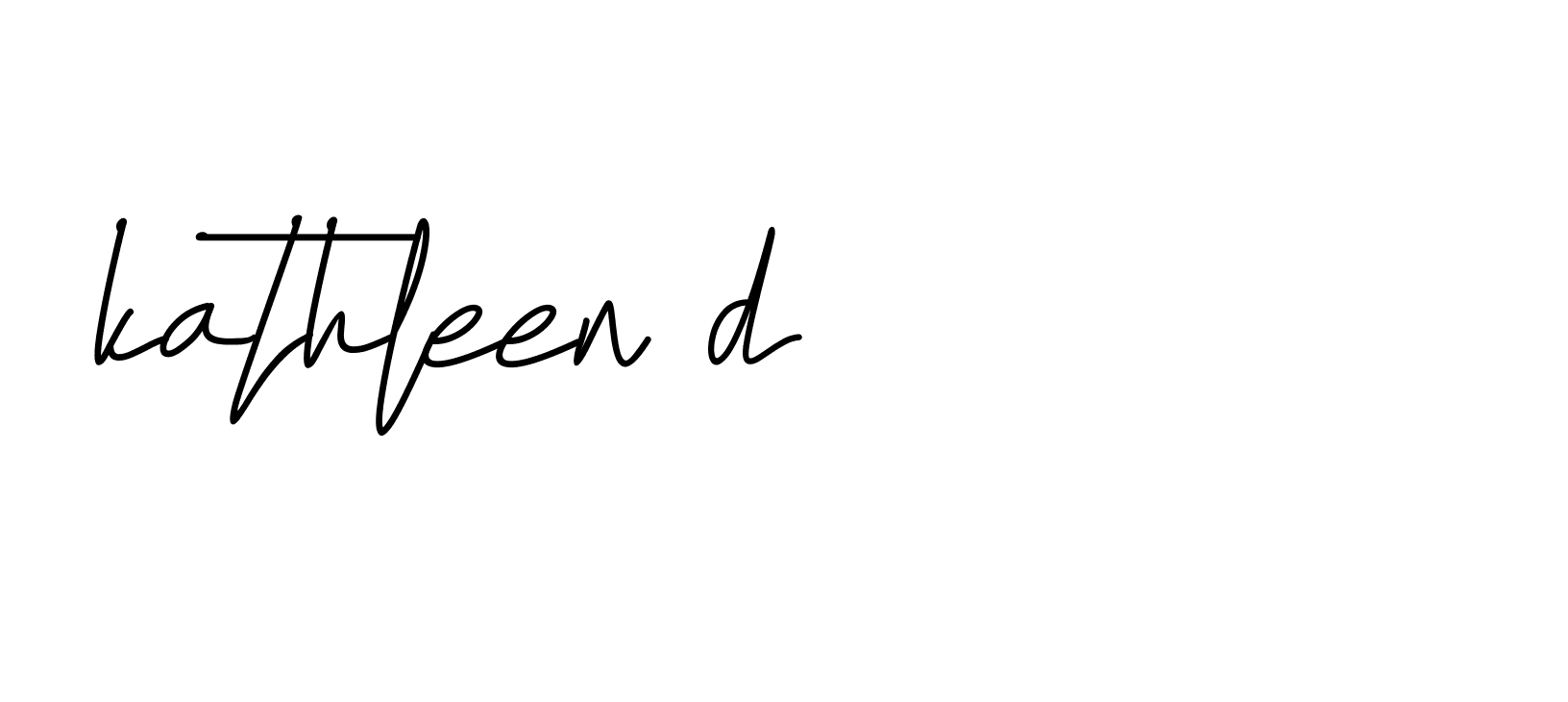 Signature of kathleen-d