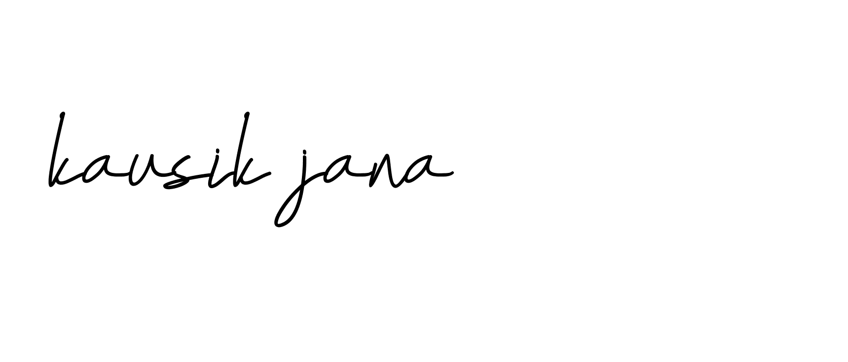 Signature of kausik-jana