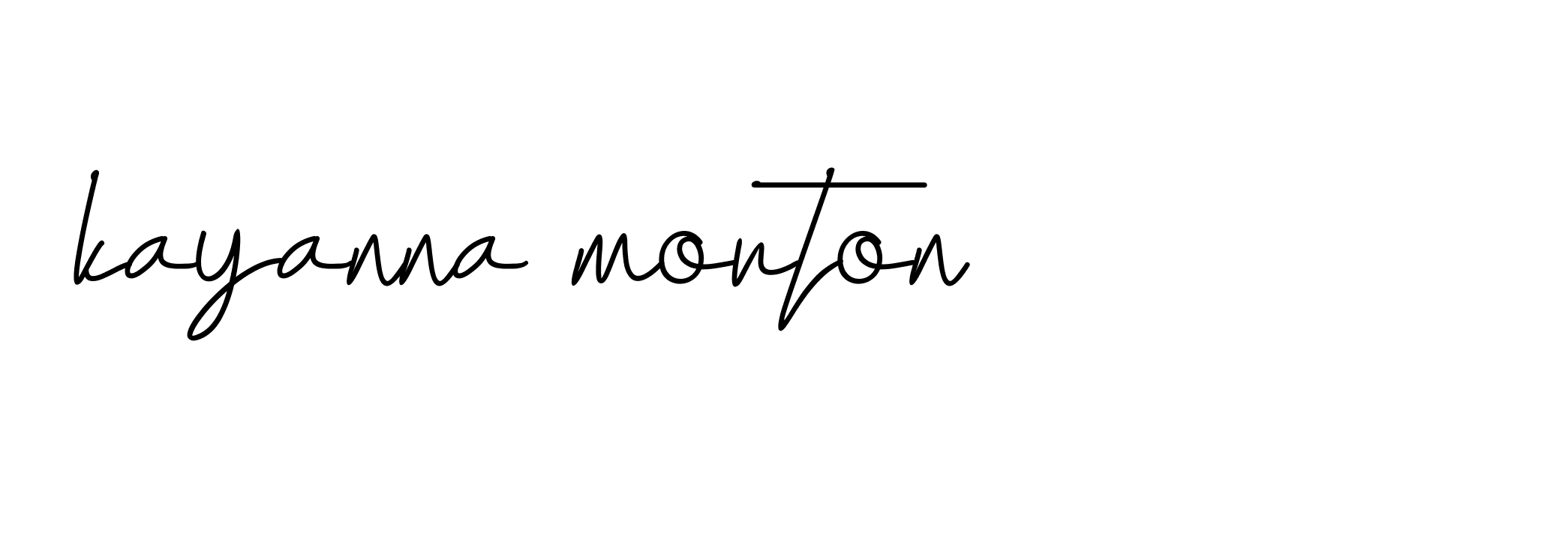 Signature of kayanna-morton